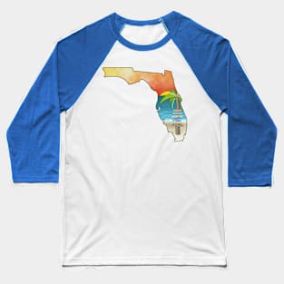 Florida State Beach Baseball T-Shirt